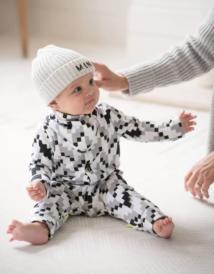 Seraphine Bonnet en coton Mama et Mini  – Gris | < Cadeau Bébé | Vêtements Bébé