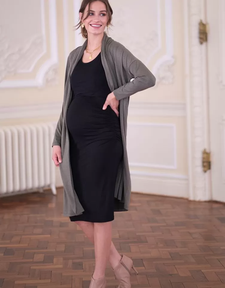 Seraphine Ensemble robe grossesse et allaitement 2 pièces – Noir | < Vêtements d'allaitement | Robes