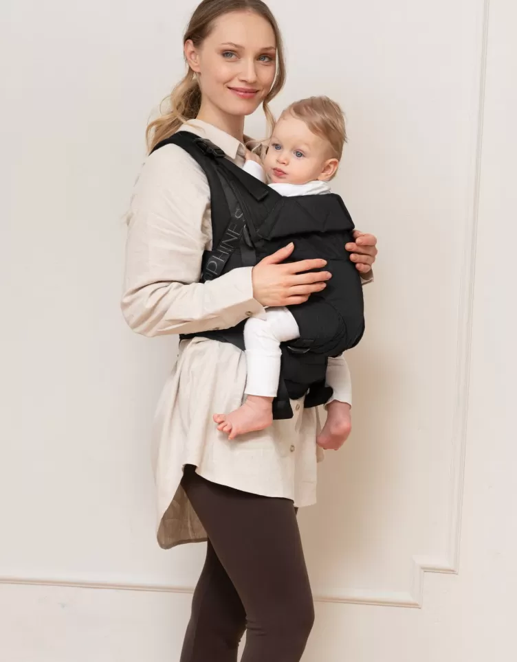 Seraphine Le CARIPOD™ | porte-bébé - Toile en coton noir< CARIPOD™ | Vêtements d'allaitement