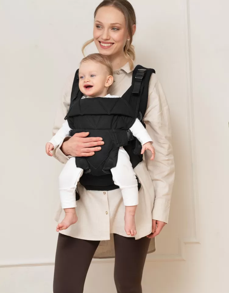 Seraphine Le CARIPOD™ | porte-bébé - Toile en coton noir< CARIPOD™ | Vêtements d'allaitement