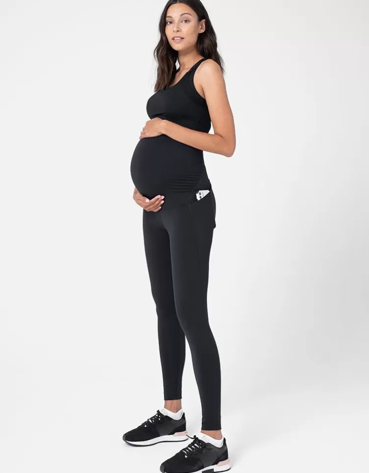 Seraphine Legging grossesse sport – Noir | < Leggings et collants | Pantalons et jupes