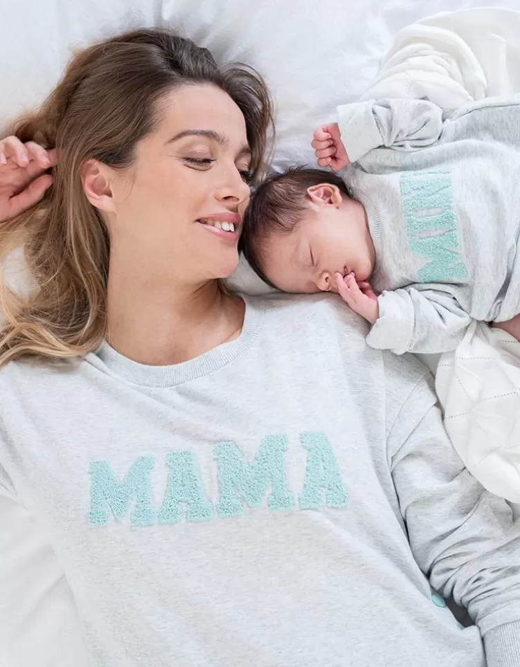 Seraphine Sweat Mama et Mini en mélange de coton | < Cadeau Bébé | Vêtements Bébé