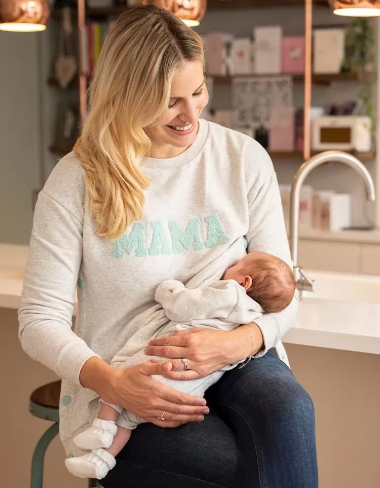 Seraphine Sweat Mama et Mini en mélange de coton | < Cadeau Bébé | Vêtements Bébé